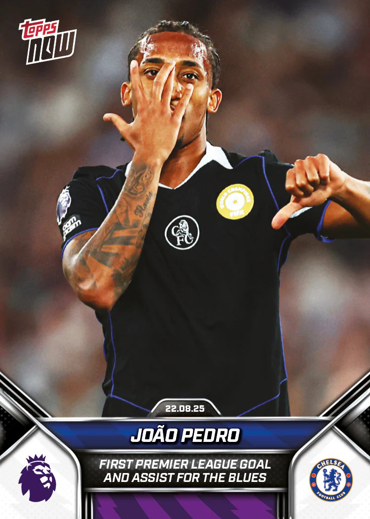 ToppsNow | João Pedro | 2025-26 Premier League | Card 7