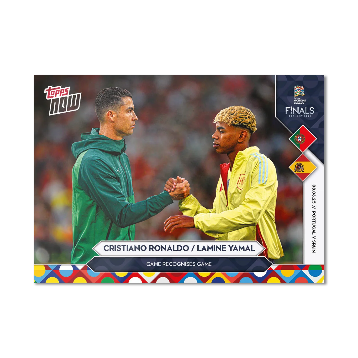 ToppsNow | Cristiano Ronaldo & Lamine Yamal | 2025 UEFA Nations League | Card 8