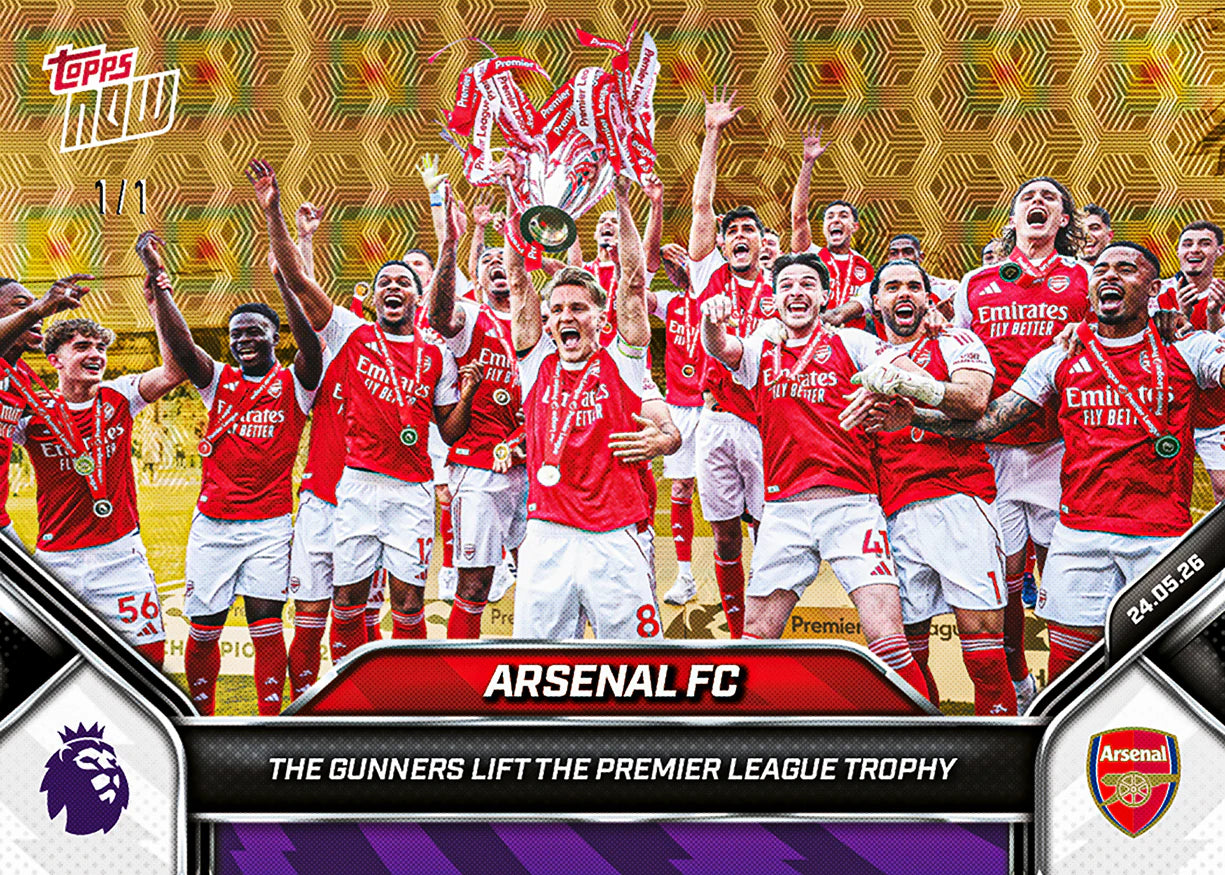 [6/2限時預購] Arsenal FC - 2025-26 Premier League Topps NOW® - Card 200
