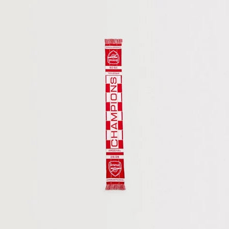 Arsenal Champions 25/26 Scarf