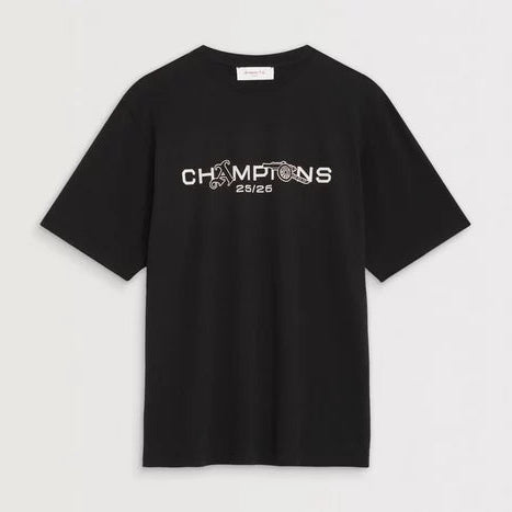 Arsenal Champions Squad 25/26 Black Crew T-Shirt