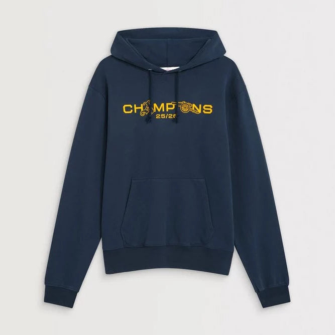 Arsenal Champions Squad 25/26 Navy Hoodie